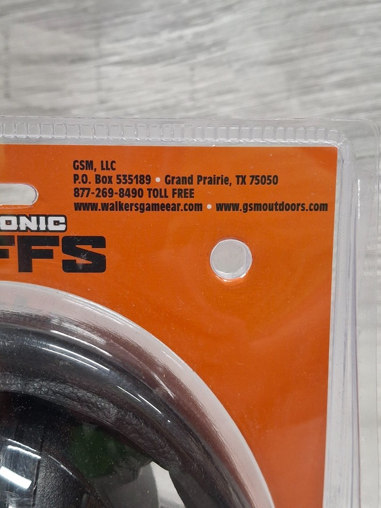 Walker's Electronic 50DB Muffs NEW