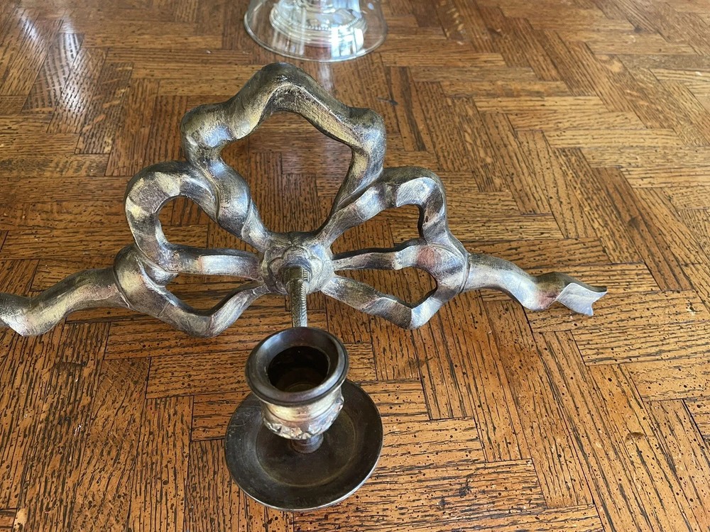 Brass Candle Wall Sconce VTG