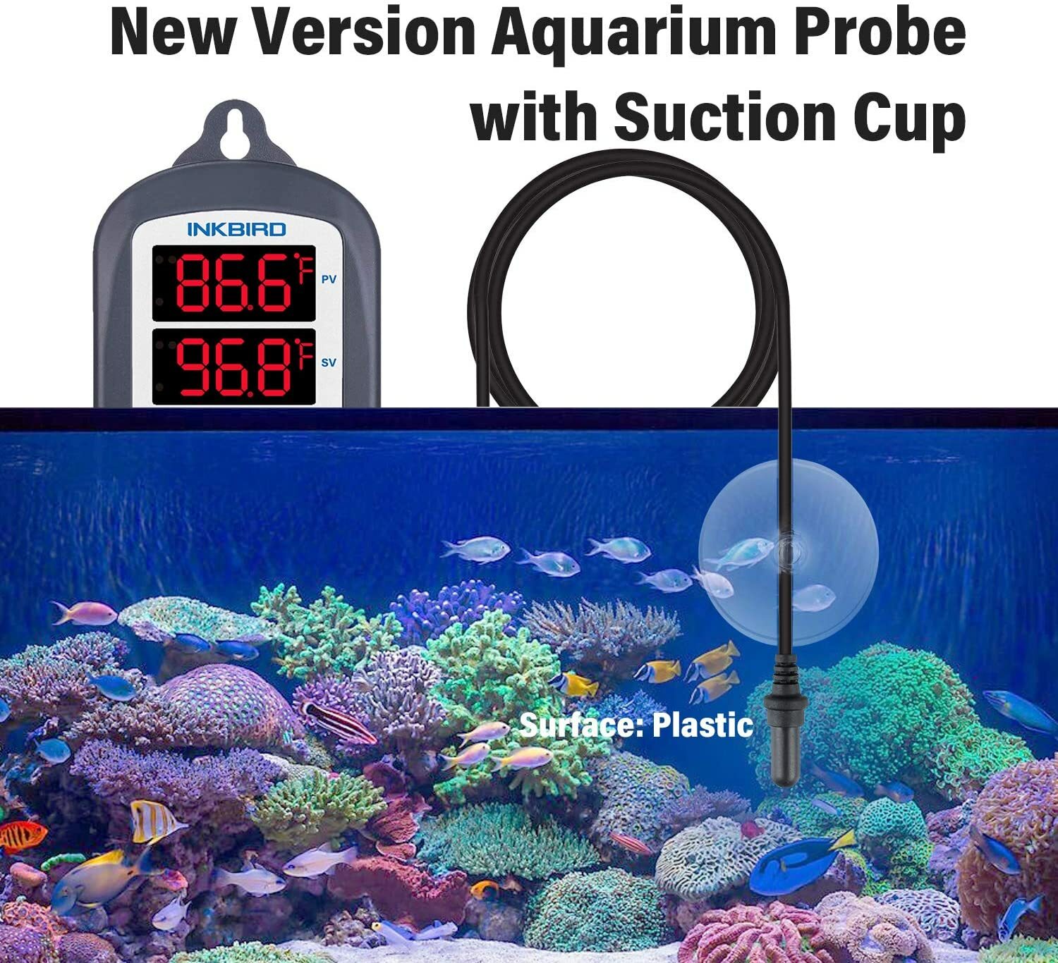 Inkbird Aquarium Thermostats Temperature Controller ITC-306T Waterproof Sensor