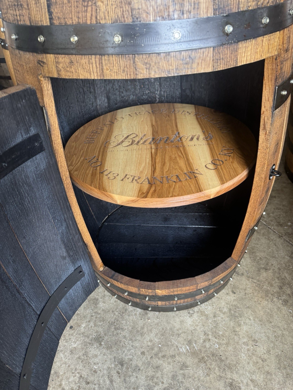 Whiskey Barrel Cabinets Bars “Free Shipping”