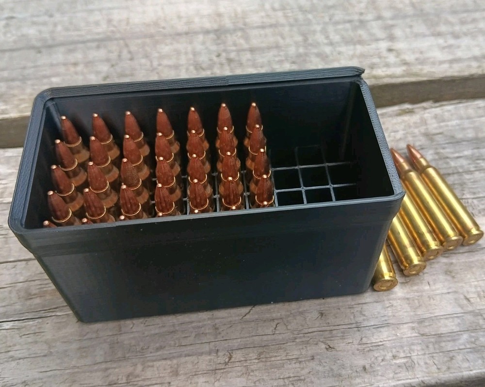 Stackable 5.56 / 2.23 Ammo Storage Case - Holds 50 Rounds