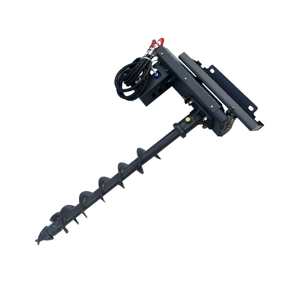 6in+8in+12in Mini Skid Steer Attachment Hydraulic Auger Post Hole Drill FreeShip
