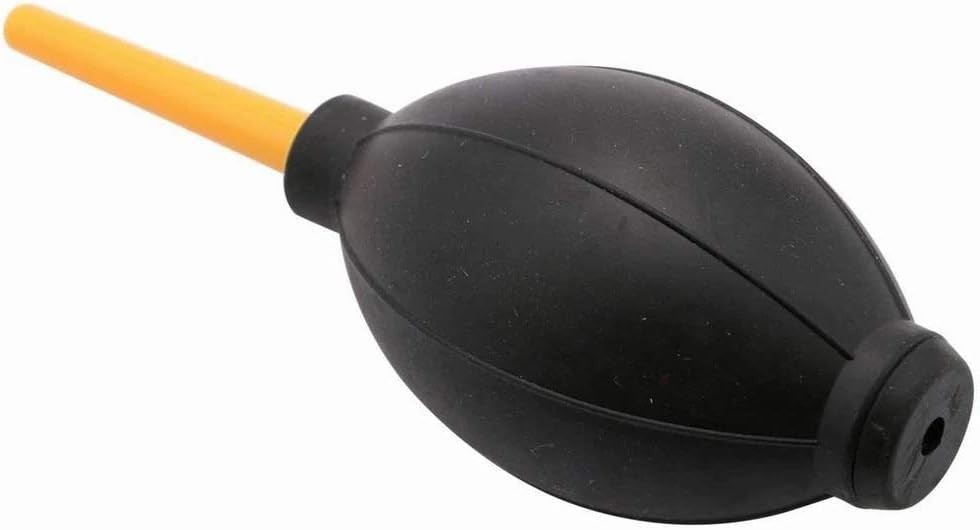 Ergonomic Dust Blaster for DSLR Cameras with Microfiber Cloth - Lightweight