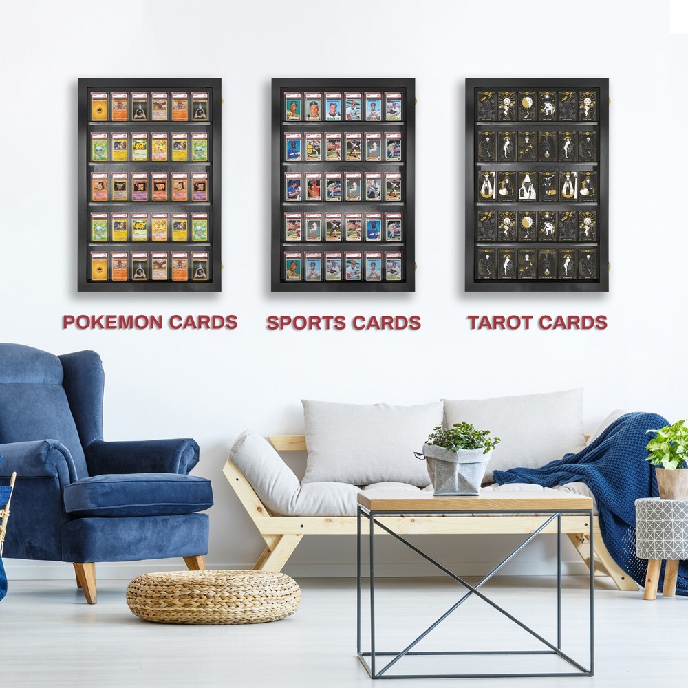 Card Display Case 35 Deep for Graded Cards/ Beckett