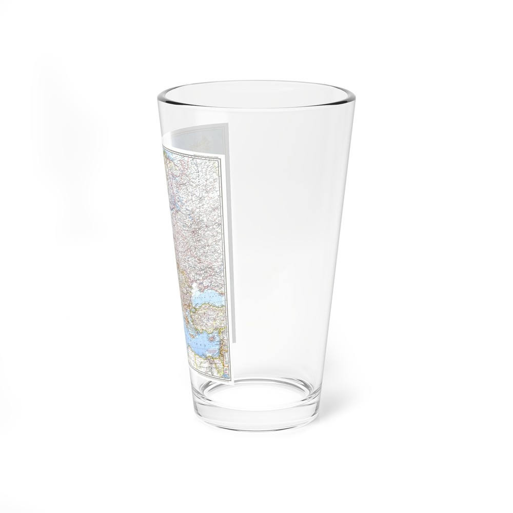 Europe (1969) (Map) Pint Glass 16oz