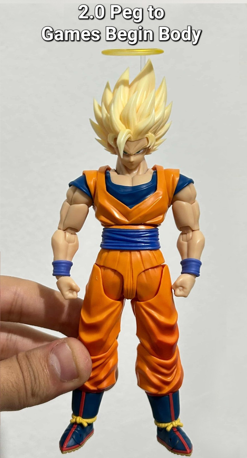 SHF The Games Begin Goku Conversion Neck Pegs - READ DESCRIPTION!