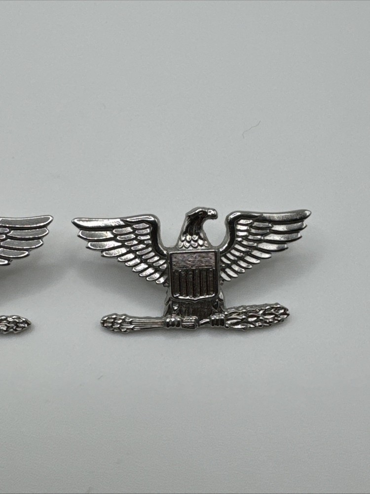 WWII US Army WW2 Colonel Pins Pinback
