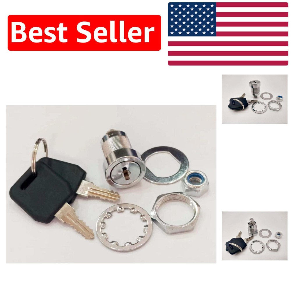 Weather-Resistant Armstrong Key Lock for Stack-On Cabinets - Easy Install Kit