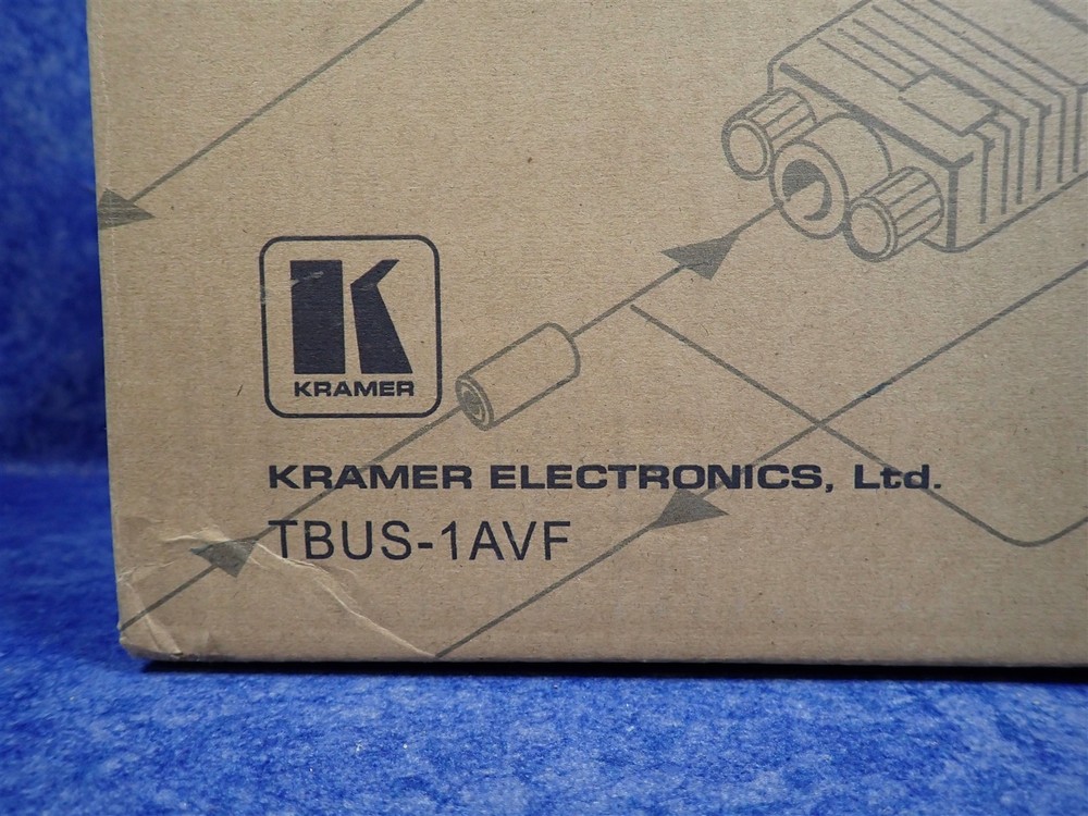 Kramer TBUS-1AVF Table Mount Modular Multi-Connection Solution Tilt-Up Lid (H3)