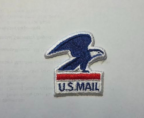 U.S Mail (sew on) embroidered patch