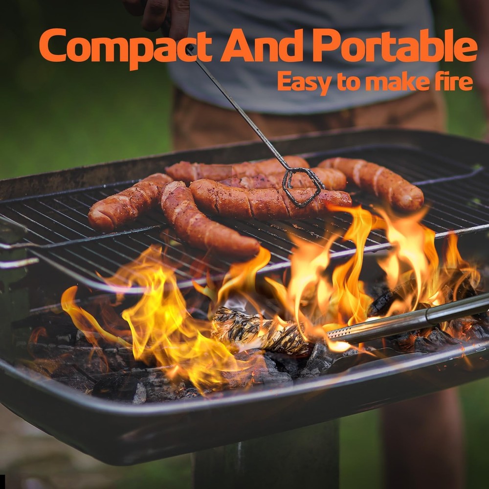 72PCS Fire Starters for Campfires Grill BBQ Camping Fireplace Fire Pit, Quick...