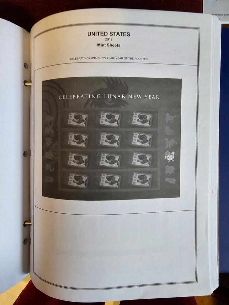 US Liberty Stamp Album 2010-2019 (PAGES ONLY NO STAMPS)