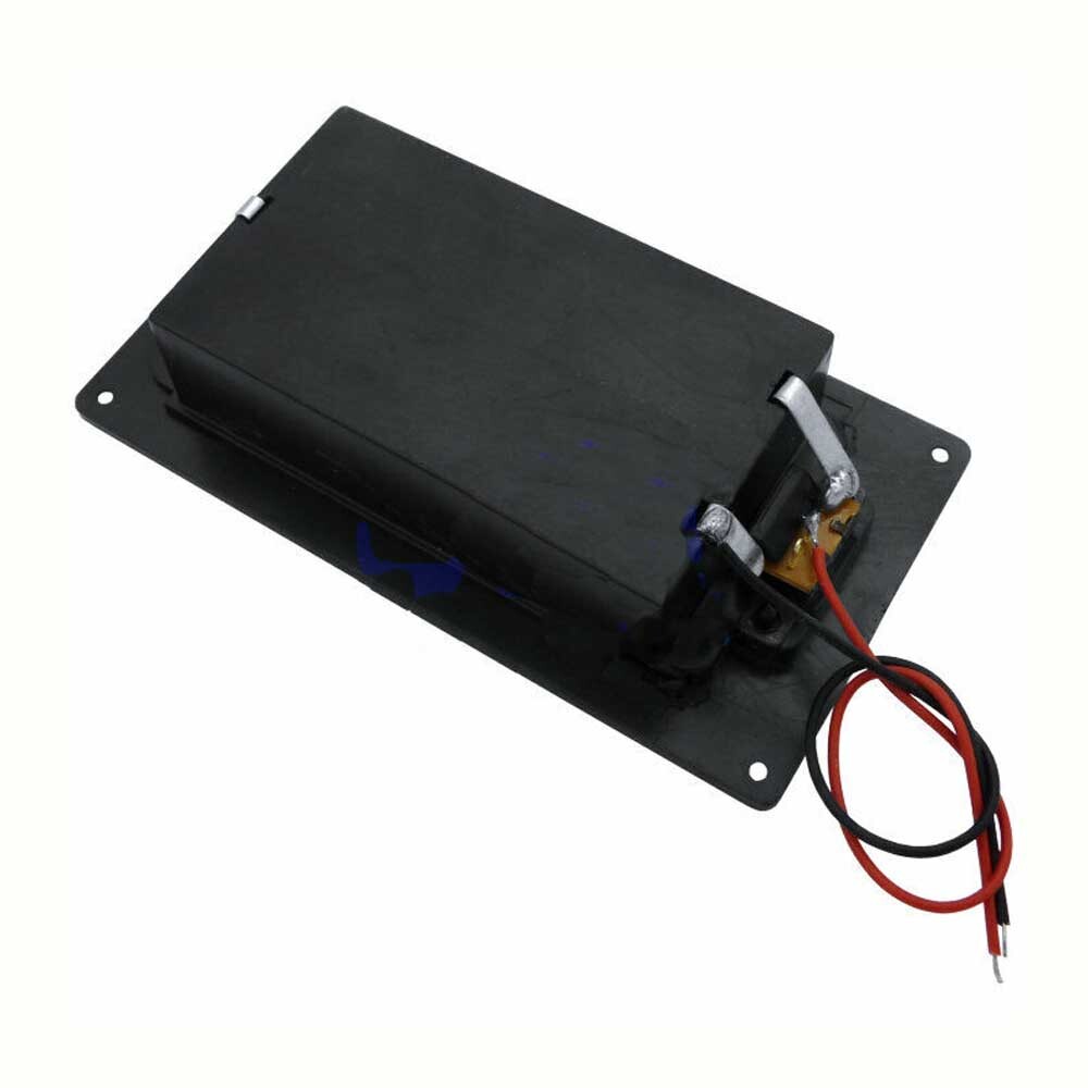 4pcs Twin/2X/Two AA Panel Mount Battery Holder Case Box 3V W/Power Switch & Wire
