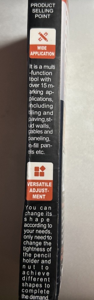 Saker Multi-Function Scribing Tool- Construction Pencil- Aluminum Alloy Scribe T