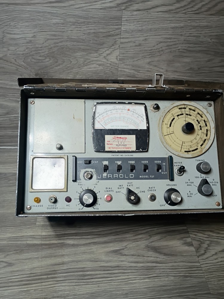Jerrold Field Strength Meter Model #727 Untested