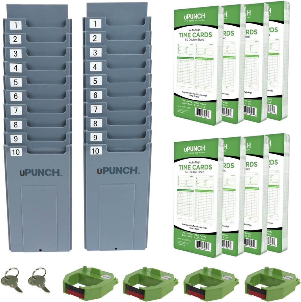 Time Clock System HN3540 with 400 Cards