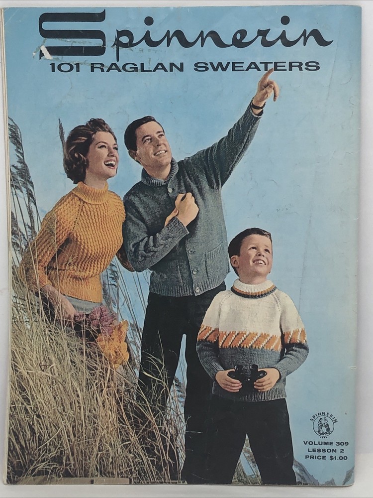 Spinnerin 101 Ideas Lesson 2 Volume 309 Sweater Patterns