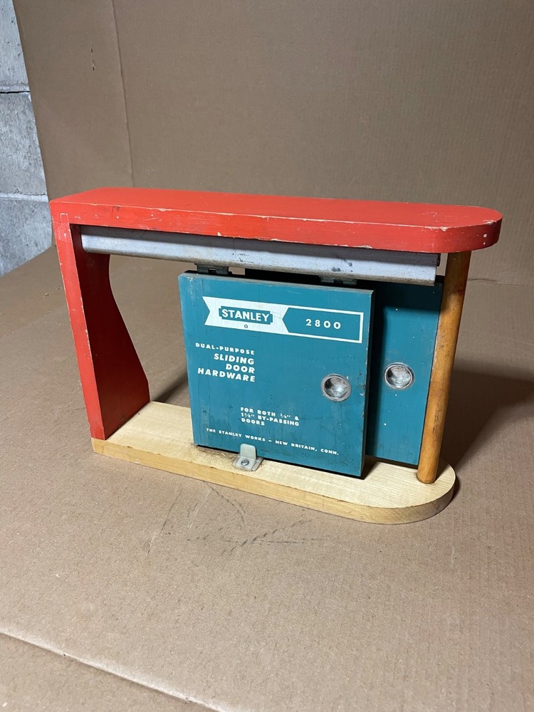 Vintage Sliding Door Salesman Sample Display