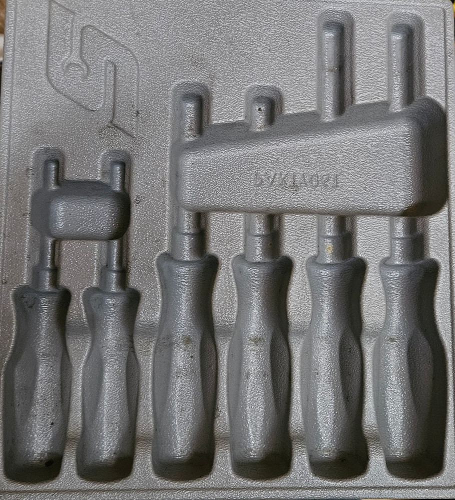 Snap On 6 Piece Screwdriver Set Empty Tray
