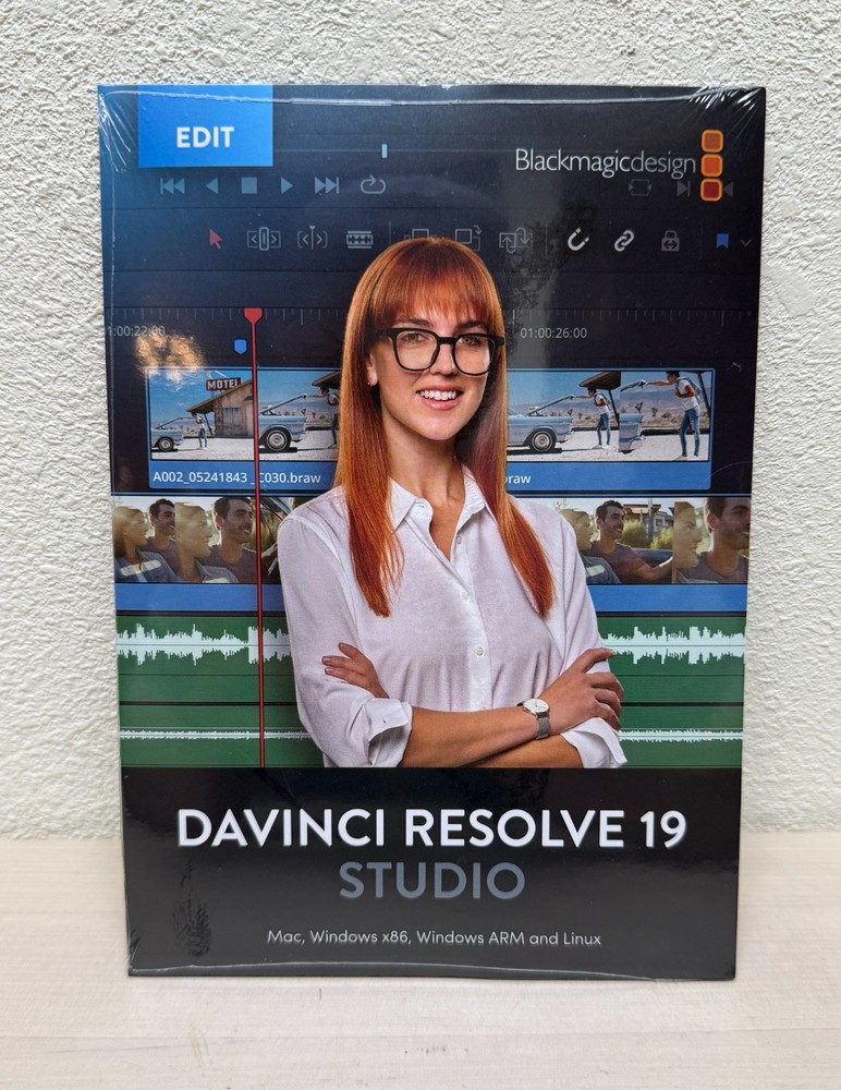 (New - Sealed) DaVinci Resolve Studio -Version 19