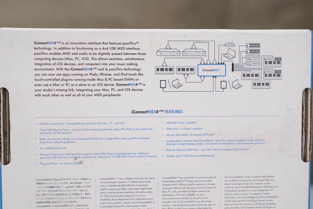 iConnectivity iConnectMIDI 4+ 4-Channel MIDI Interface #56883
