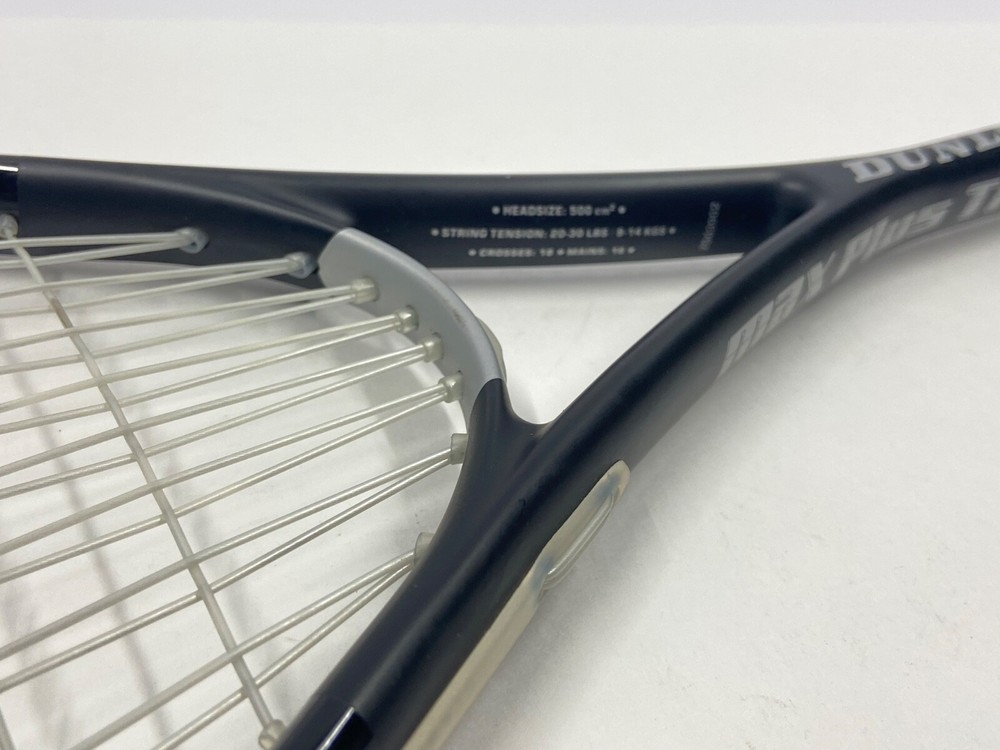 Dunlop Max Plus Ti Squash Racket And Bag. Graphite Composite. Great Shape.