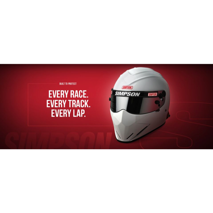 Simpson Motorcycle Mod Bandit Helmet Optional Shield - Mirror #MBMSE