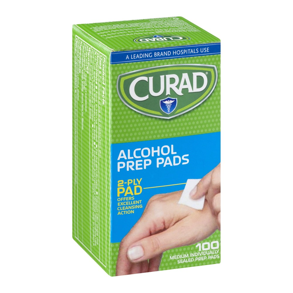Curad Alcohol Prep Pads, 100 ct.