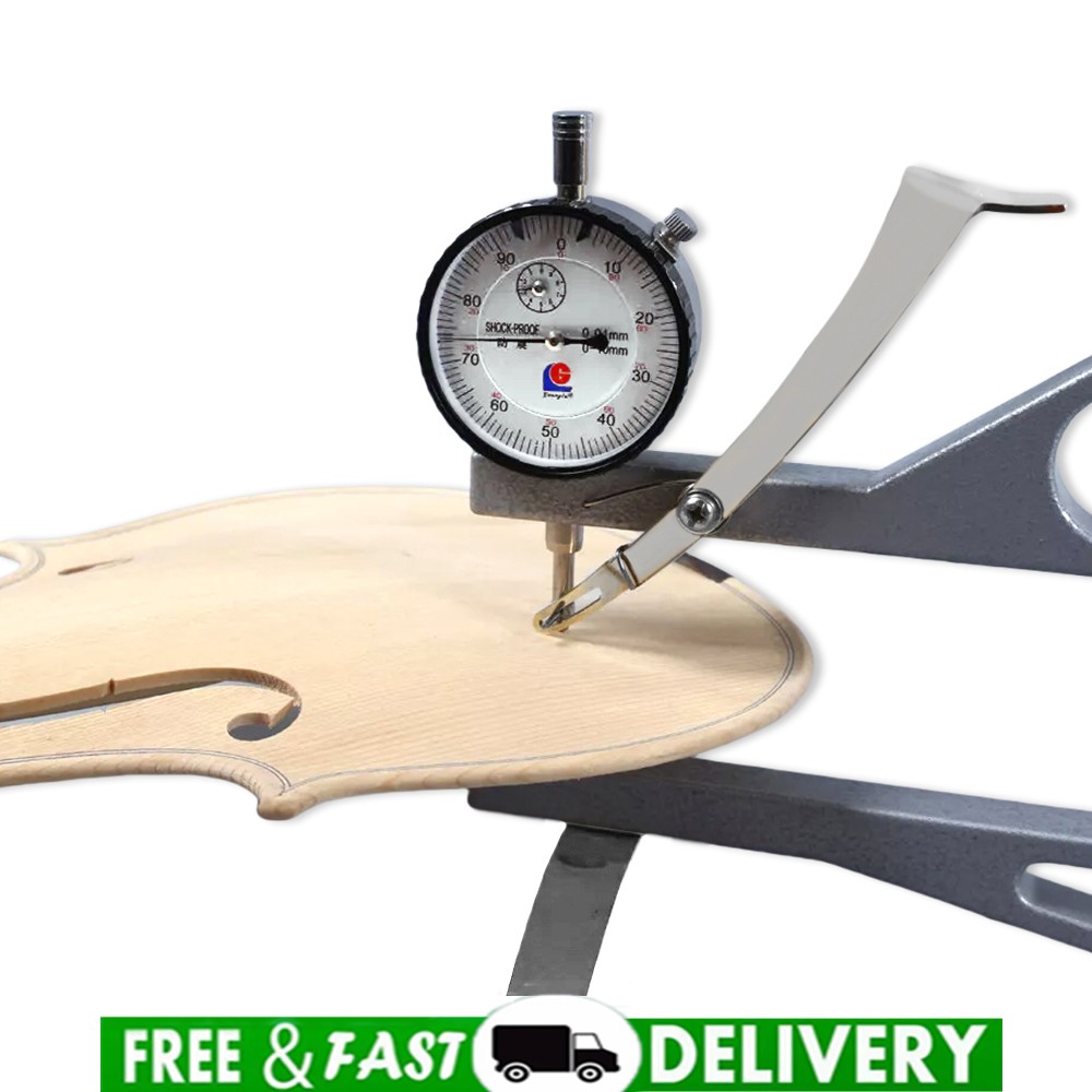 Violin/Viola Thickness Gauge Measuring Tool Dial Indicator Violin Caliper Tools