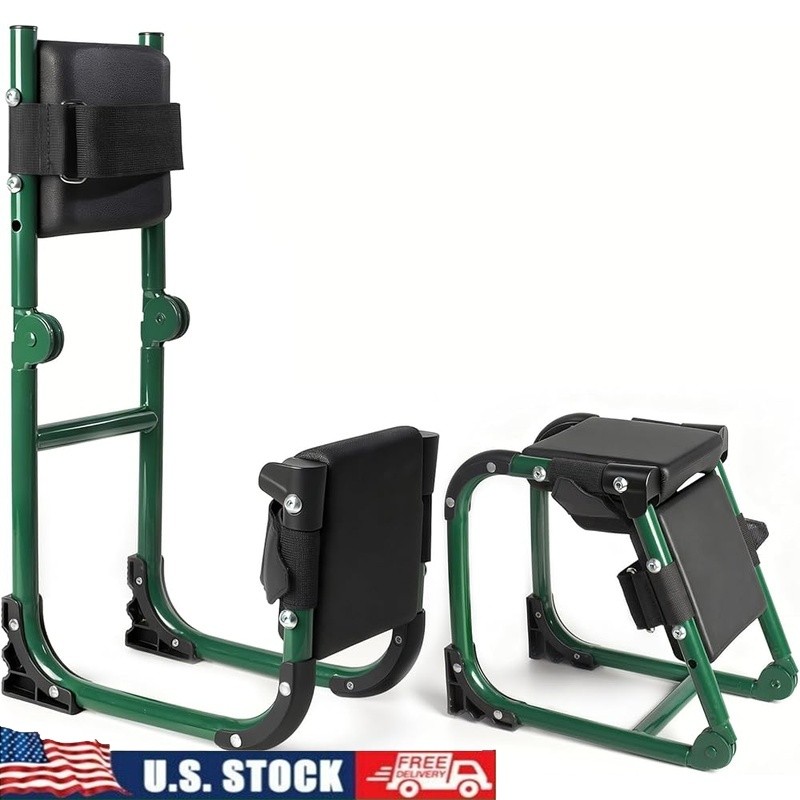 Foldable 2-in-1 Garden Kneeler & Seat Ergonomic Support Durable Gardening Stool