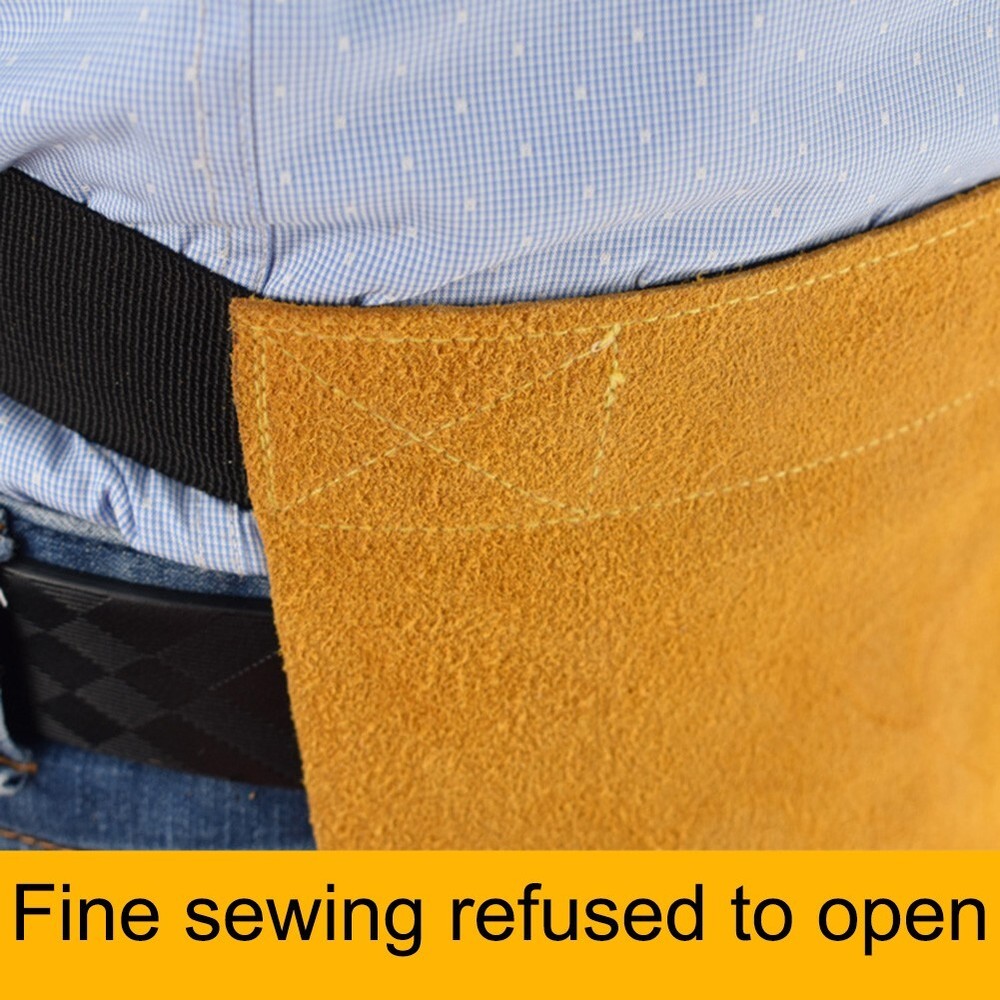 Fire Resistant-Chaps Adjustable Welding-Chaps Adjustable Buttons Cut Resistant