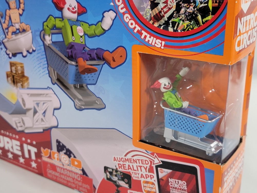 Hexbug Nitro Circus Capture It Stunt Set Augmented Reality Toy Characters Tripod