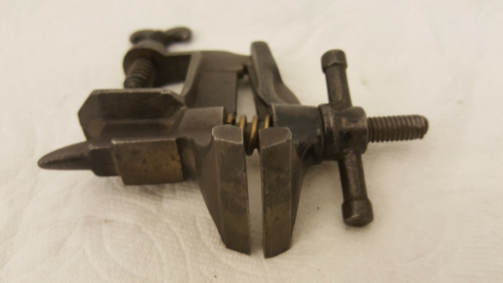 Antique tiny tabletop anvil vise small