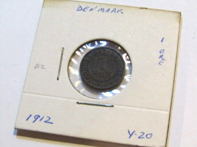 Denmark 1912 1 Ore Coin