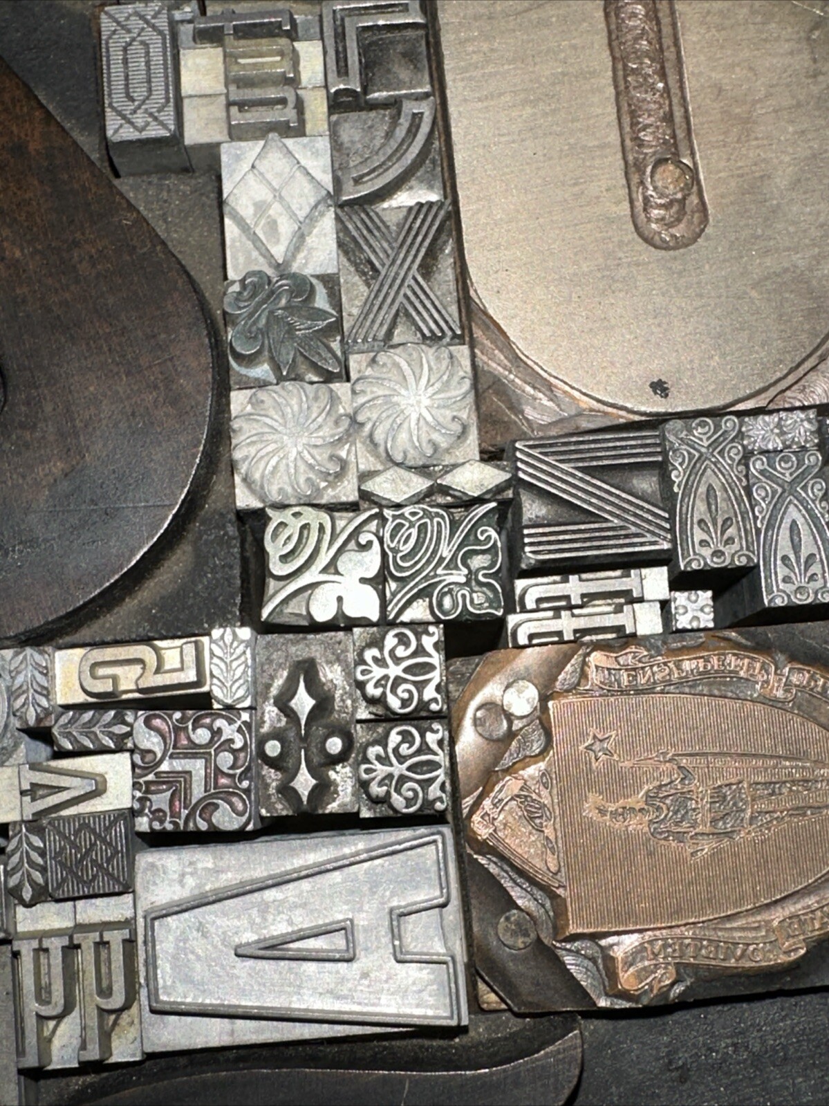 Printing Blocks Ornamentals Borders Dingbats. Wonderful Variety!! #58 Beautiful!