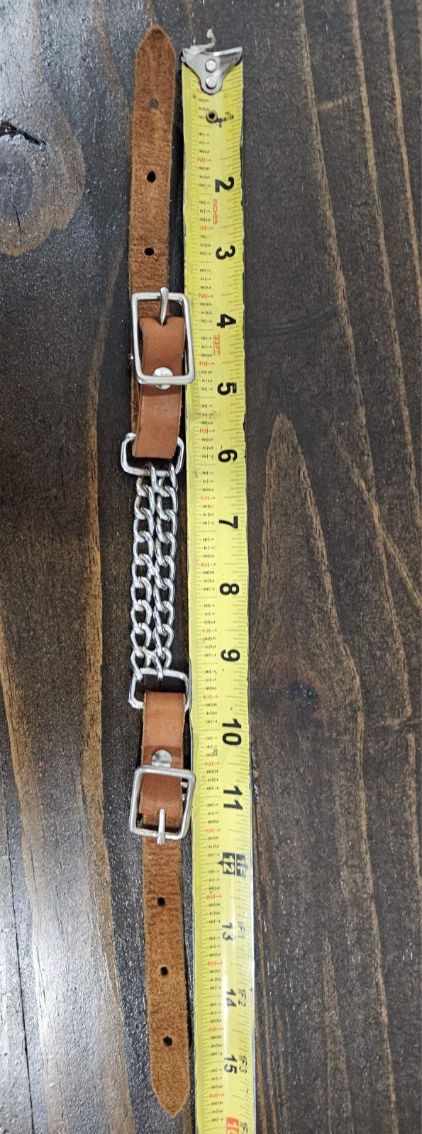 New Leather with Chain Curb