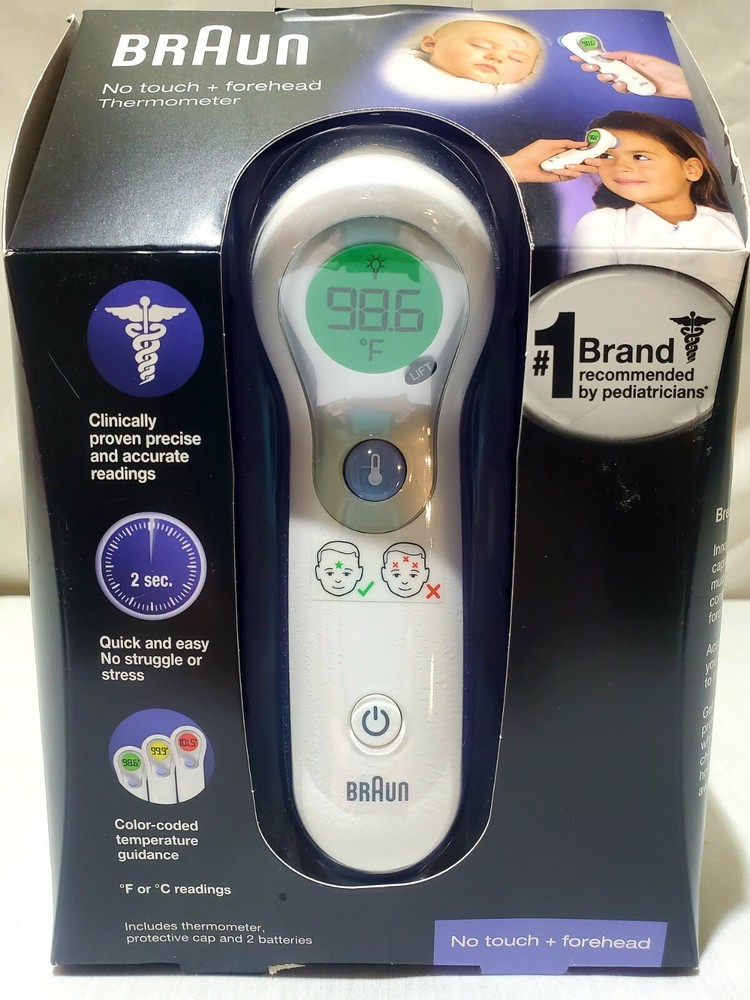 Braun No-Touch Forehead Digital Thermometer- Model NTF3000-NIB