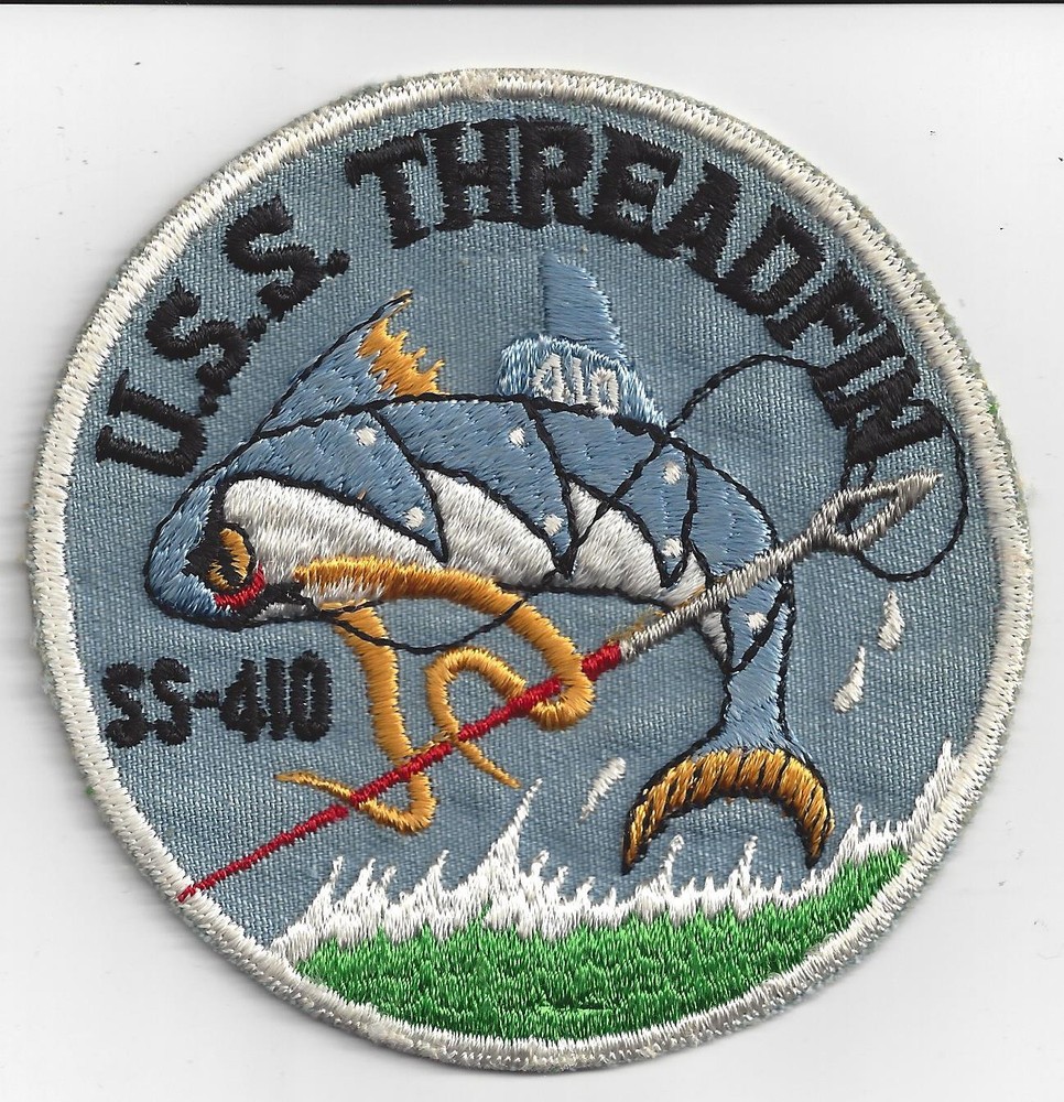 USS Threadfin SS 410 Patch -   BCP Cat No. C7244
