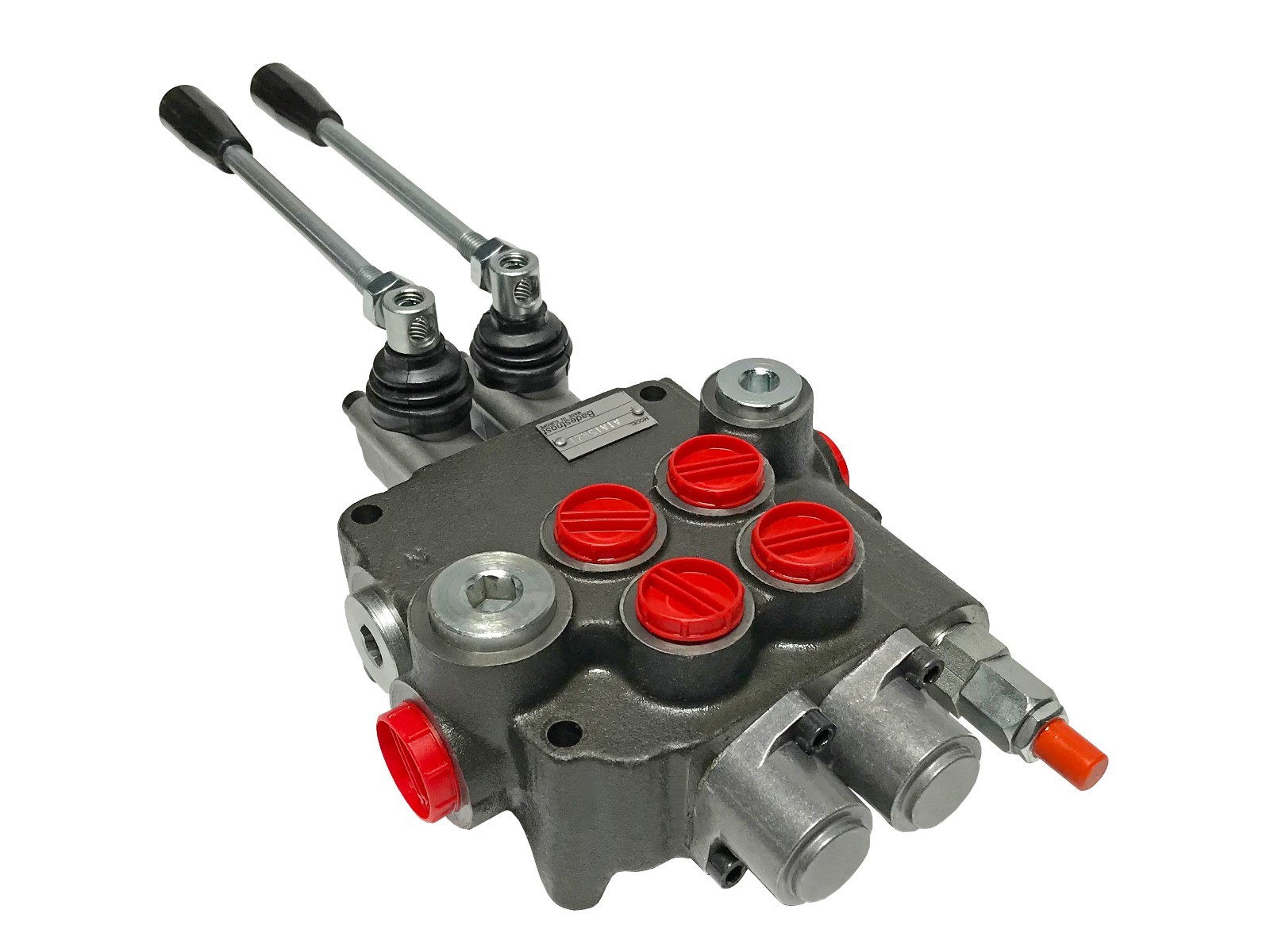 2 Spool Hydraulic Directional Control Valve Open Center 21 GPM 3600 PSI NEW!