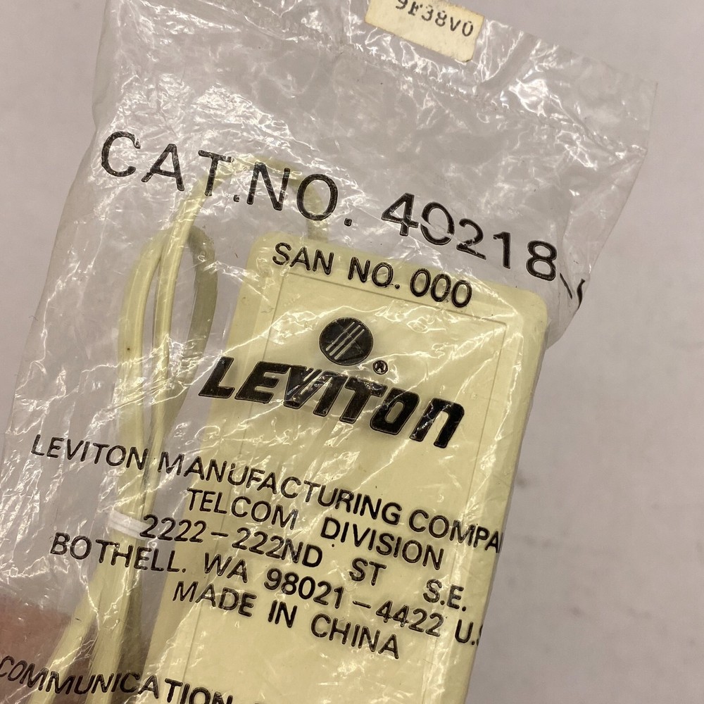 LEVITON 40218-1 PORT 🔔
