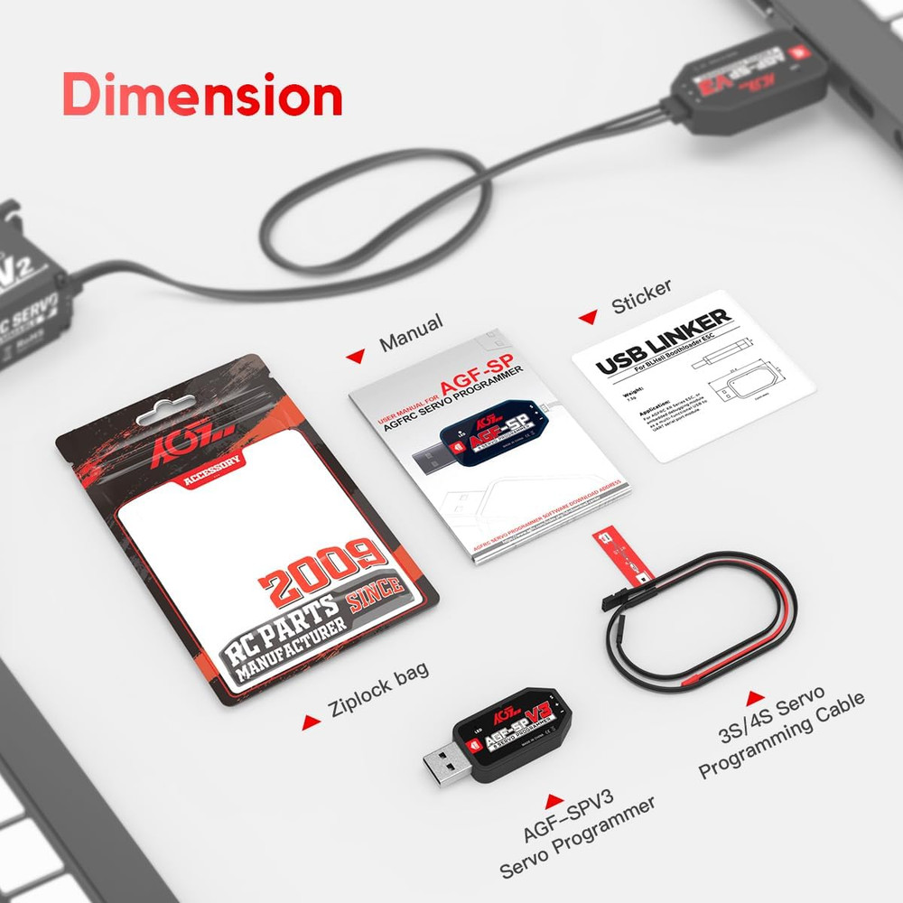 USB Servo Programmer Card for Servos with Programmable Marked(Agf-Spv3)
