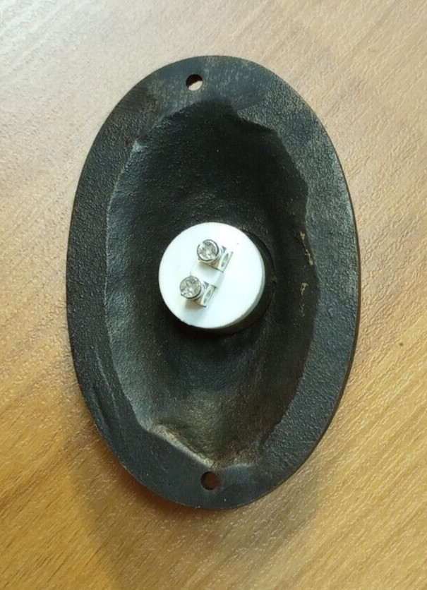 Classic style Doorbell Button Solid Brass Waterglass Studios 1604ob
