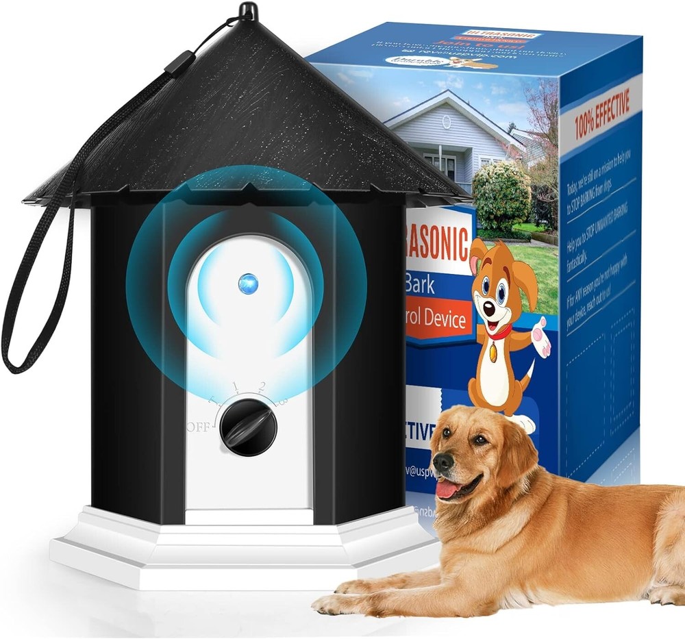 Anti Barking Device, Dog Barking Control Devices with 4 Adjustable Sensitivity &