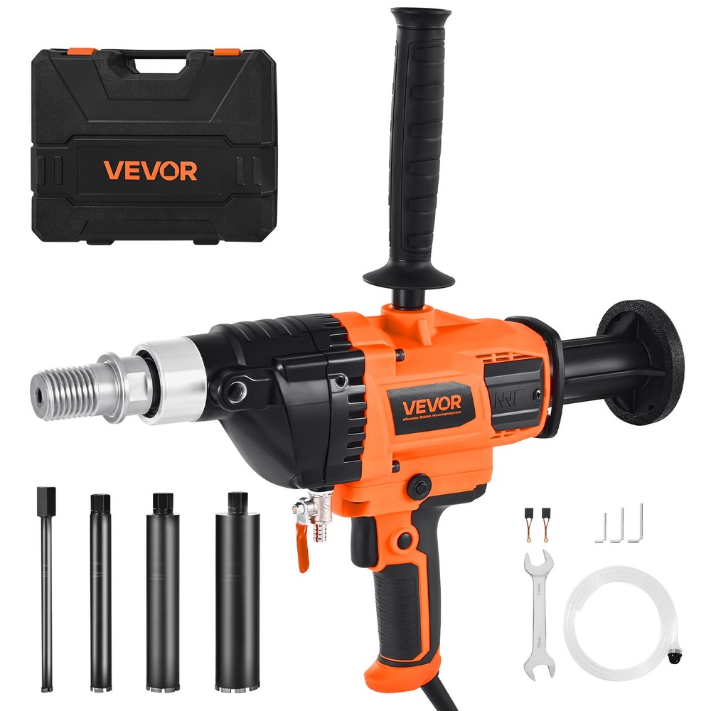 VEVOR Diamond Core Drill Machine Handheld Concrete Core Drill Rig 6.3 in 2000W