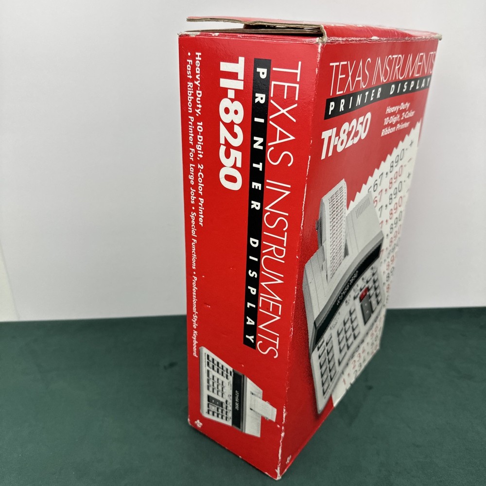 Texas Instruments Model TI-8250 Electronic Calculator Works