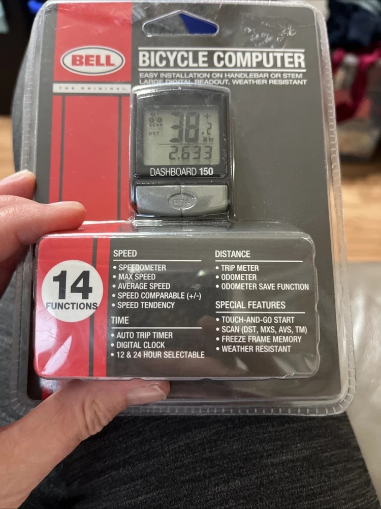 Bell Dashboard 150 Bicycle Computer Speedometer Trip Timer 14 Functions *NEW*