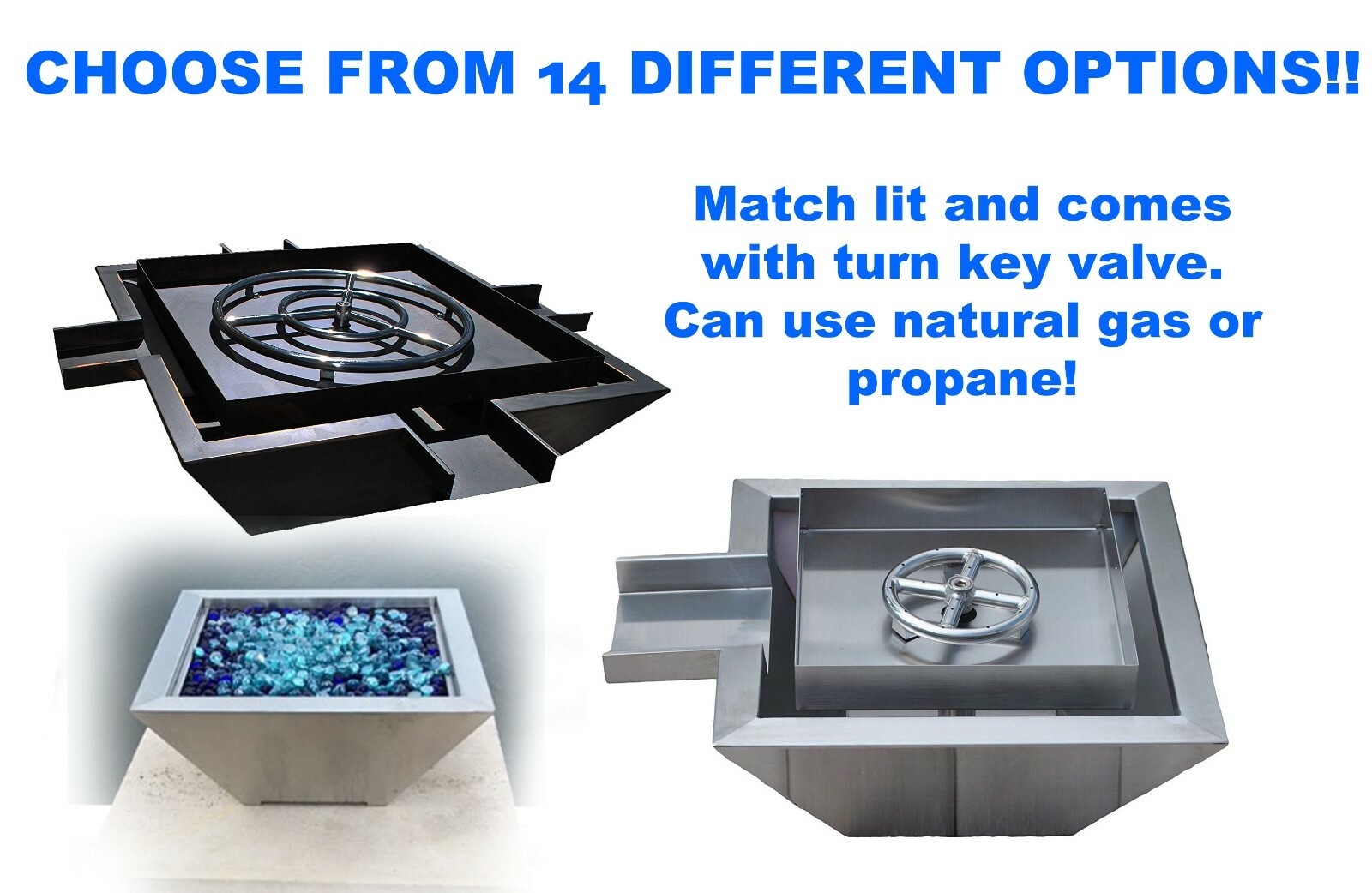 Fire Pit Water Bowl Firepit Fountain Outdoor Pool Deck Builder Series Propane