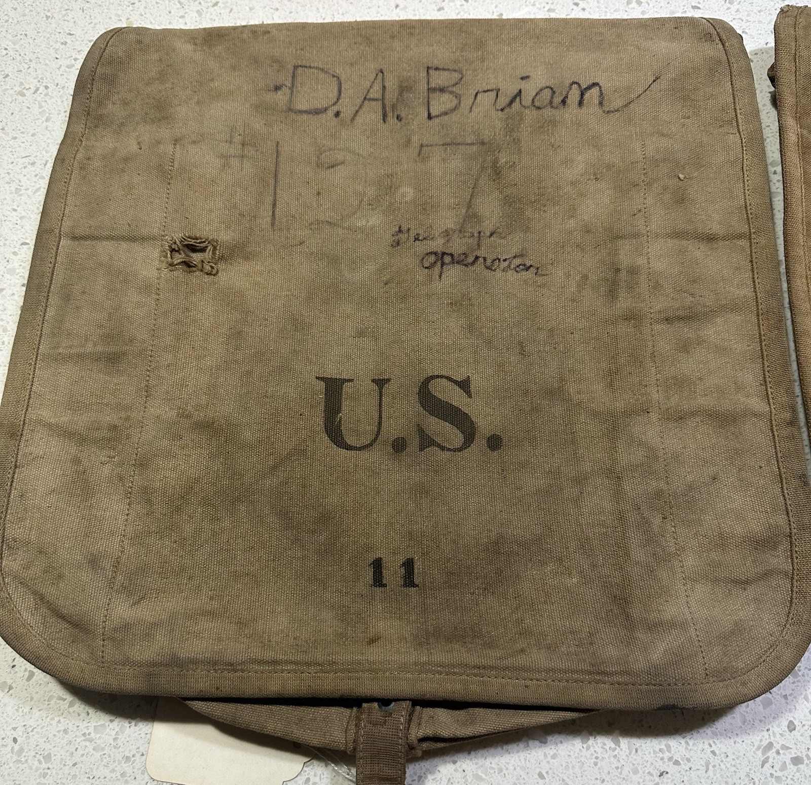 Lot Of 2 (Two) Early Spanish American War Haversacks With “D” Rings!