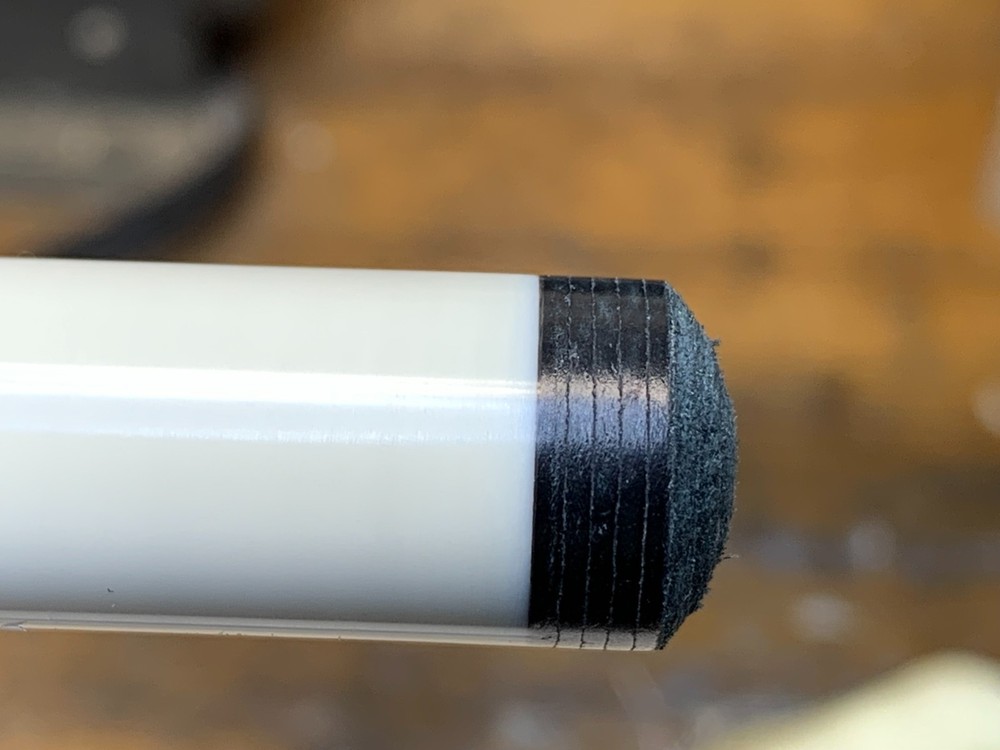 Pool Cue Tip | Endurance™ High Run Black | 14mm, 8 layer