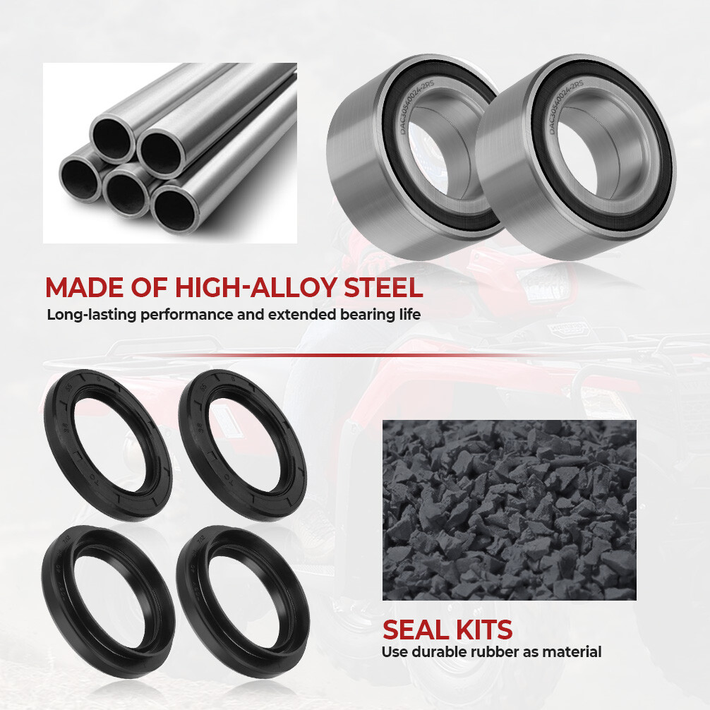 Front Wheel Bearings & Seals for 2005-2013 Honda Foreman 500 TRX500FE/FM/FPE/FPM